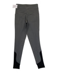 Free Ride Equestrian Lux Knee Grip Breeches in Stone Grey