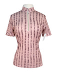 FITS 'Cool Breeze' Short Sleeve Sun Shirt in Pink - Women's Small