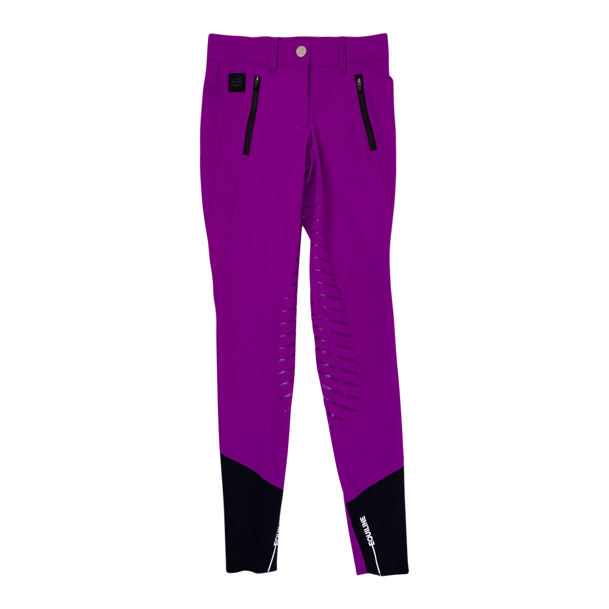 Equiline 'Cantaf' Full Grip Breeches in Violet