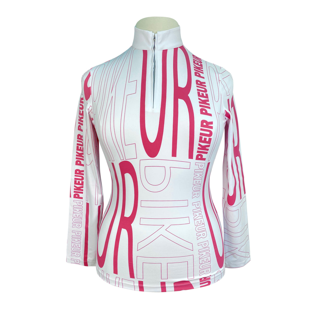 Pikeur &#39;Lyvi&#39; Functional L/S Baselayer in White/Blush