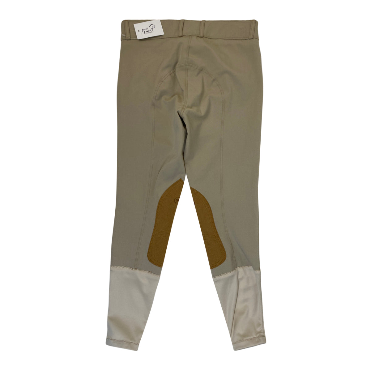 Ovation 'Taylored' EuroWeave Knee Patch Breeches in Tan
