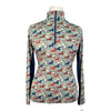 Kerrits 'Ice Fil Lite' Long Sleeve Sun Shirt in Green / Running Horses - Women's XL