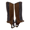 Ovation Pro Suede Ribbed Half Chap in Brown