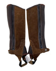 Ovation Pro Suede Ribbed Half Chap in Brown