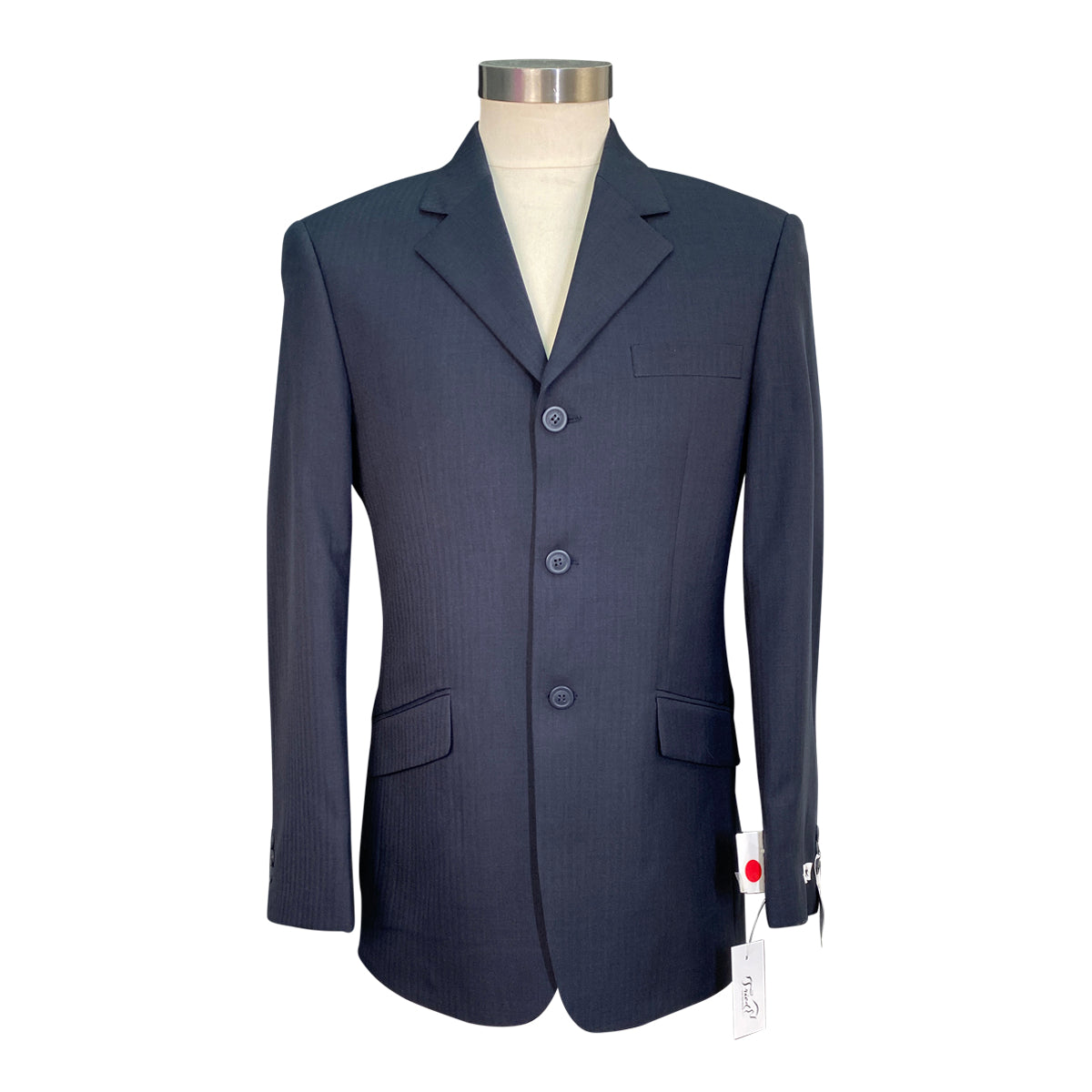 RJ Classics 'National' Men's Show Coat in Navy Pinstripe