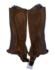 Ovation Pro Suede Ribbed Half Chap in Brown