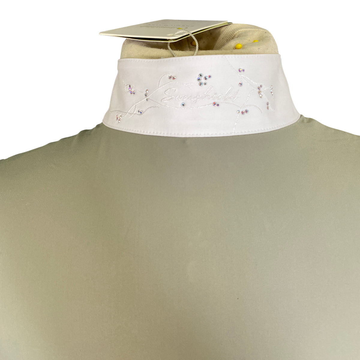 Samshield 'Julia Crystal Leaf' Long Sleeve Show Shirt in Sage