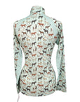 Ariat 'Sunstopper 2.0' Baselayer in Seafoam Herd