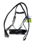 KL Select Red Barn Topline Dressage Bridle in Black