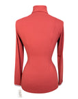 For Horses 'Gioconda' Long Sleeve Schooling Shirt in Ruby - Women's Small