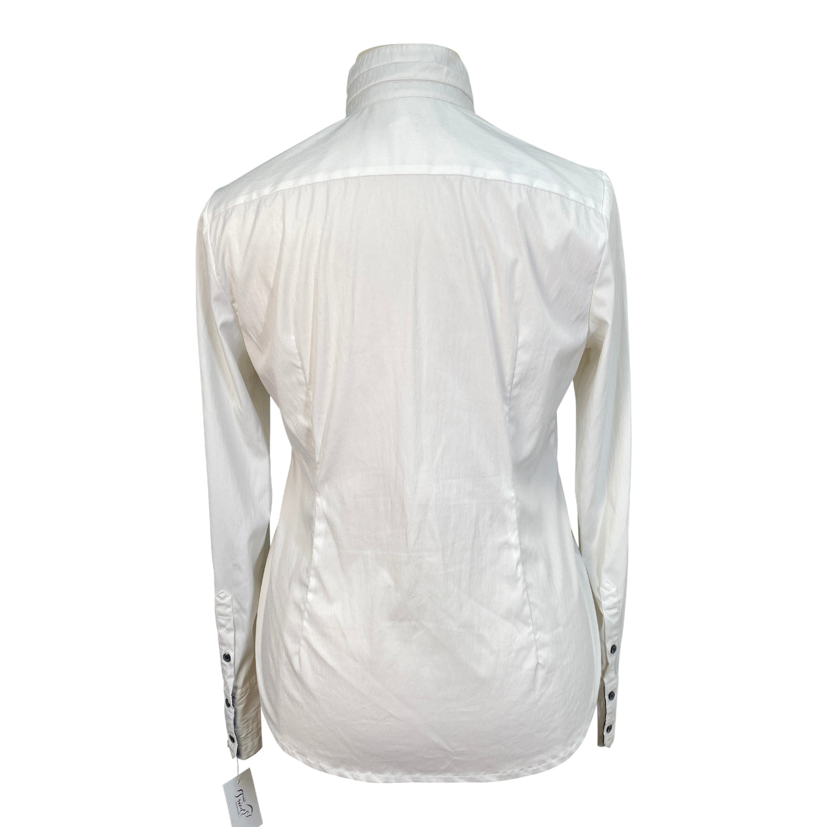 Asmar Equestrian Long Sleeve Show Shirt in White