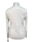 Asmar Equestrian Long Sleeve Show Shirt in White