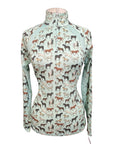 Ariat 'Sunstopper 2.0' Baselayer in Seafoam Herd