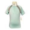 Covalliero Kids 'Lani' Short Sleeve Show Shirt in Sea Green
