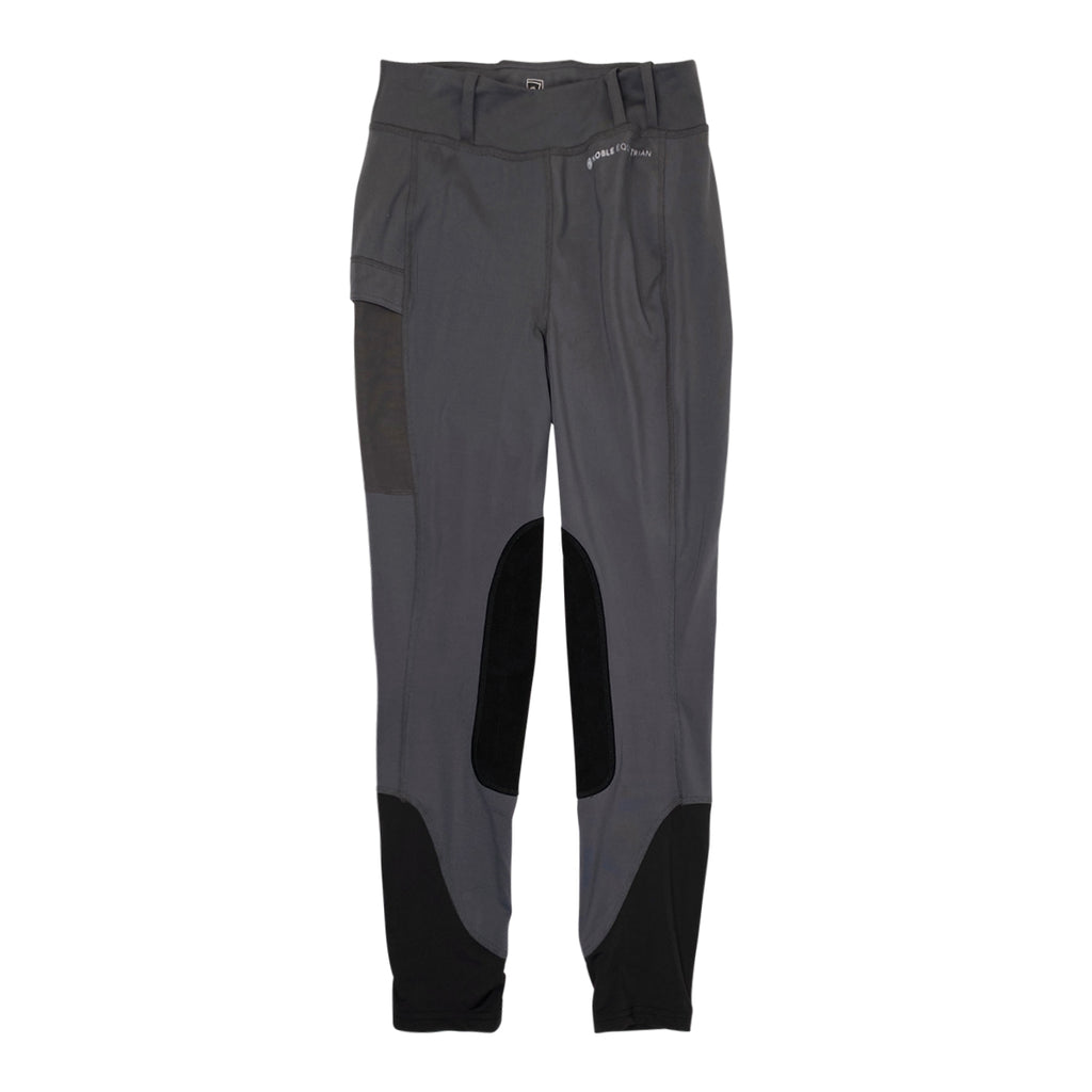 Noble Equestrian 'Balance' Knee-Patch Tight 3.0 in Grey