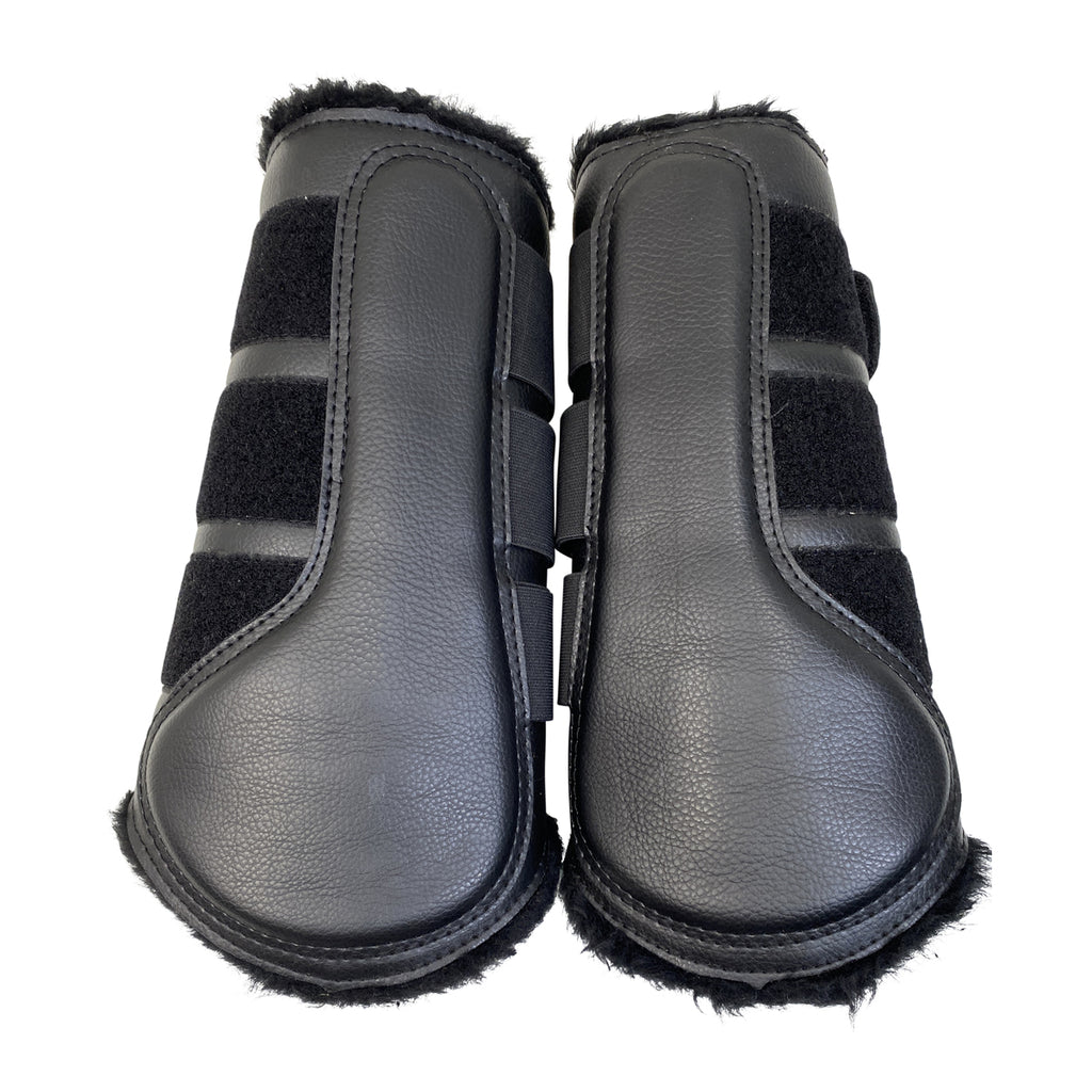 SmartPak Deluxe Fleece Lined Sport Boots in Black