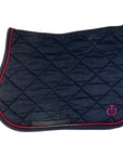 Cavalleria Toscana Diamond Quilted Jump Pad in Black/Red