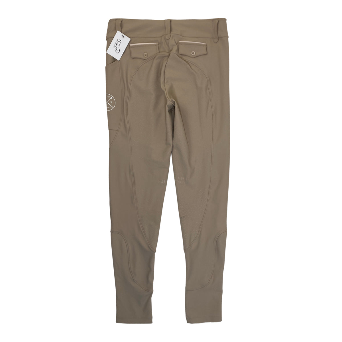 Free Ride Equestrian 'Lux Hybrid' Full Seat Breeches in Sand