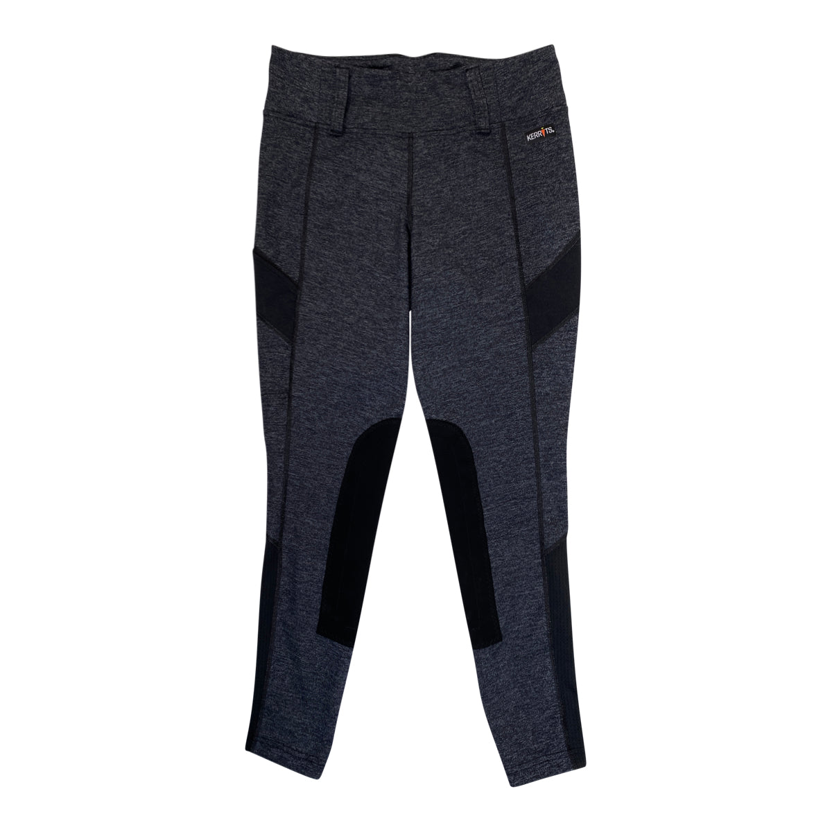 Kerrits Knee Patch Riding Tights in Grey Heather