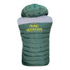 Devoucoux Padded Puffer Vest in Green/Grey - Women's Large