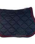 Cavalleria Toscana Diamond Quilted Jump Pad in Black/Red