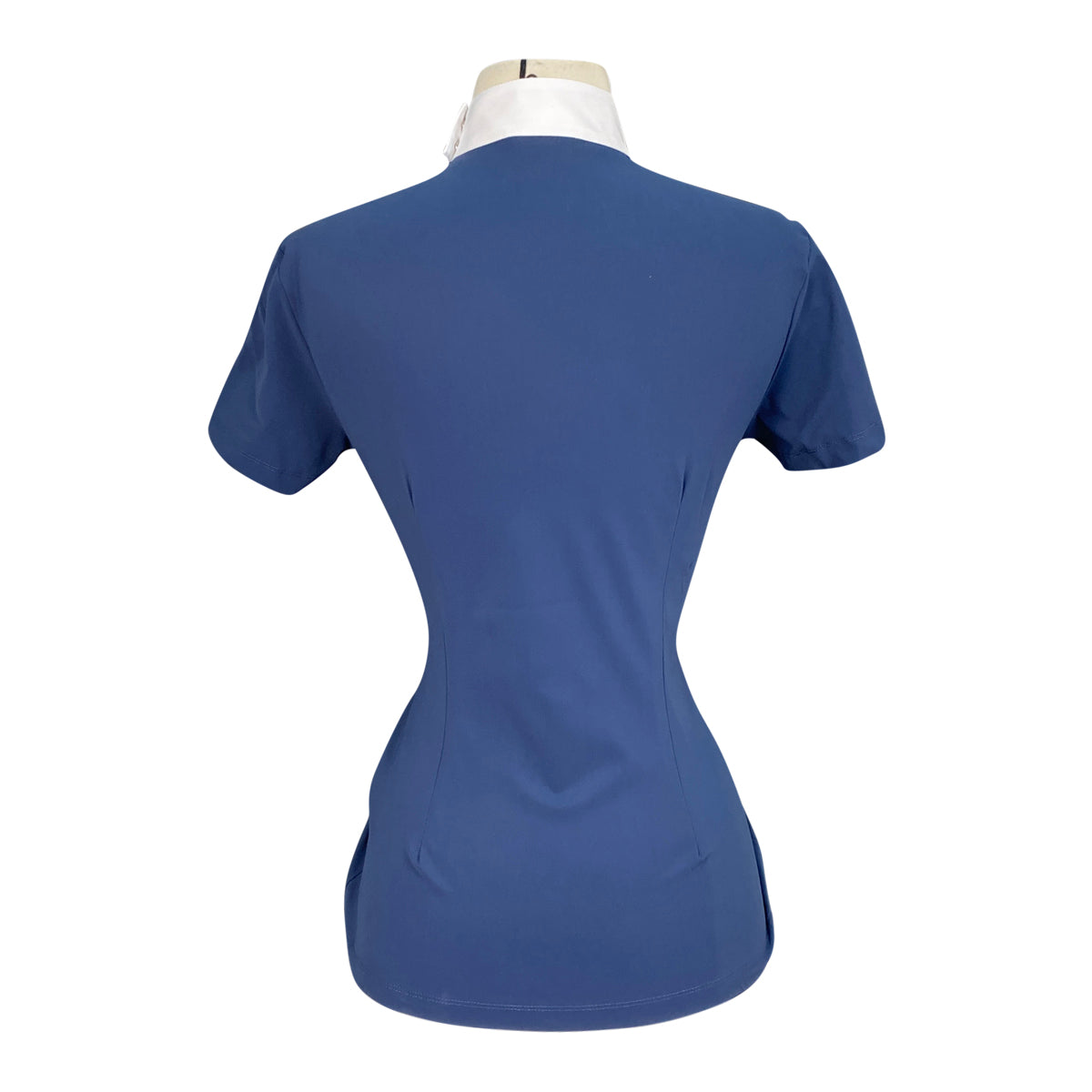 Cavalleria Toscana Jersey Competition Shirt w/Oval Pleated Bib in Atlantic Blue