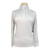 Dover Saddlery 'Coolblast' Show Shirt in White/Cherry Blossoms
