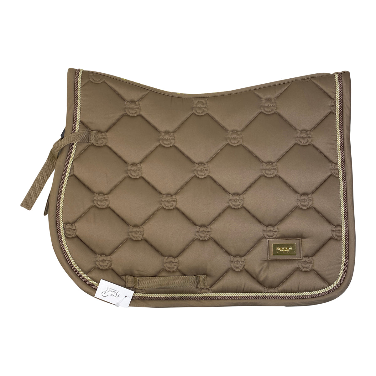 Equestrian Stockholm Jump Saddle Pad in Toffee