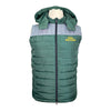 Devoucoux Padded Puffer Vest in Green/Grey - Women's Large