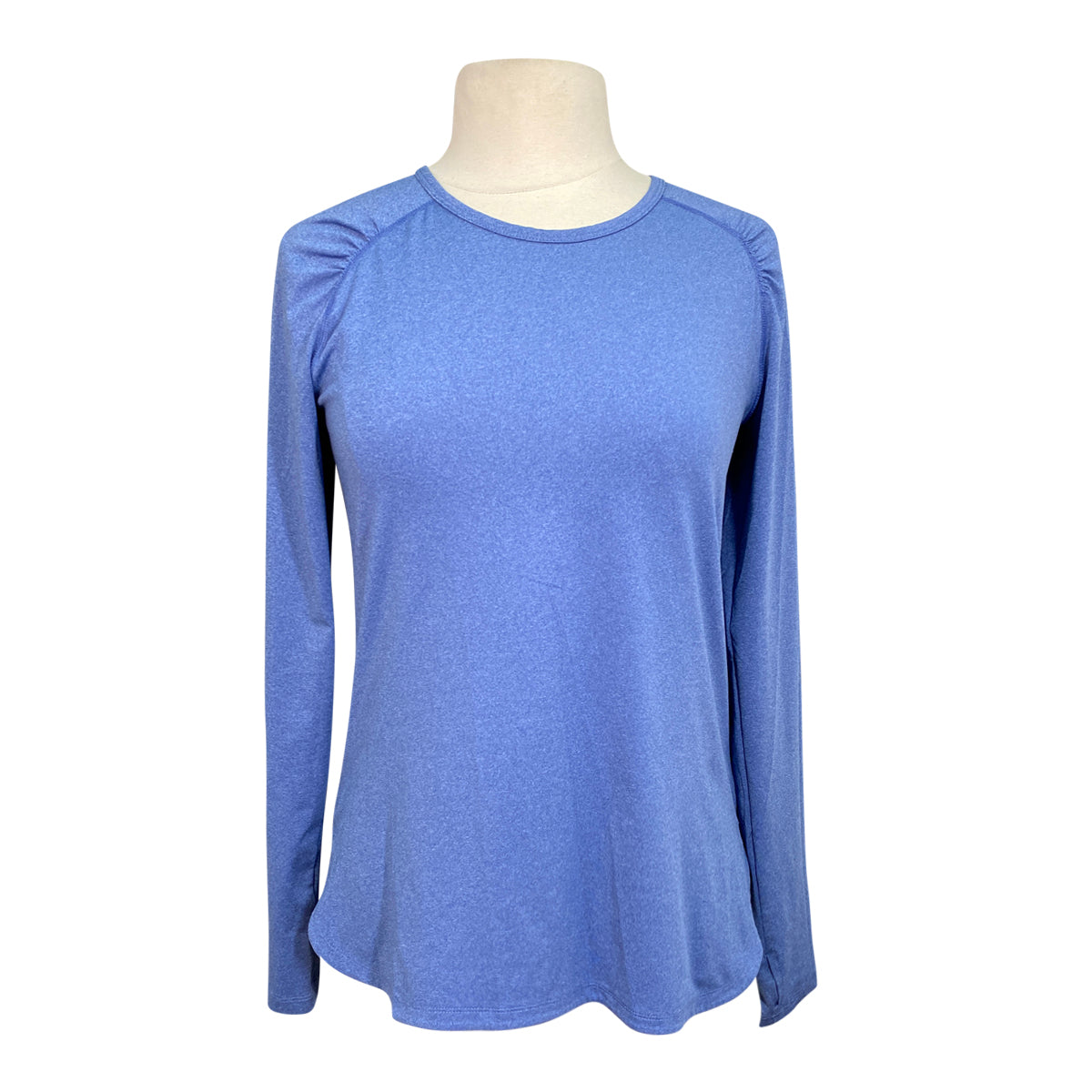 Noble Outfitters Long Sleeve Crew Training Shirt in Periwinkle