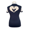 For Horses 'Stella' Show Shirt in Navy