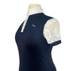 For Horses 'Stella' Show Shirt in Navy