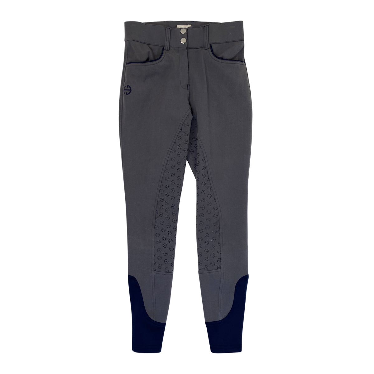 Halter Ego &#39;Perfection&#39; Full Seat Breeches in Charcoal/Navy