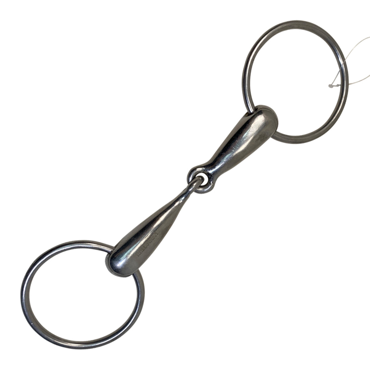 Loose Ring Hollow Mouth Single Joint Snaffle in Stainless Steel