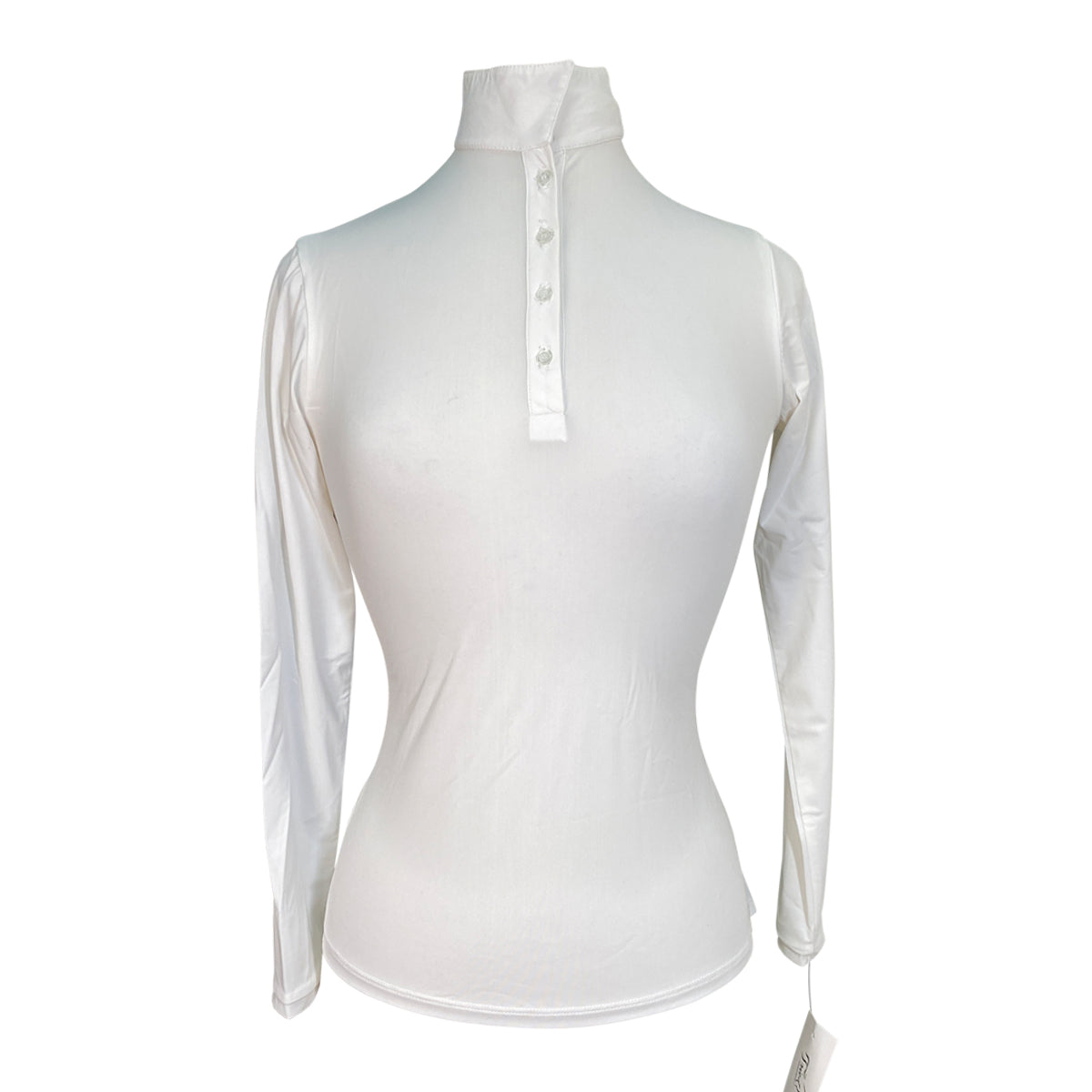 Kismet Long Sleeve Show Shirt in White