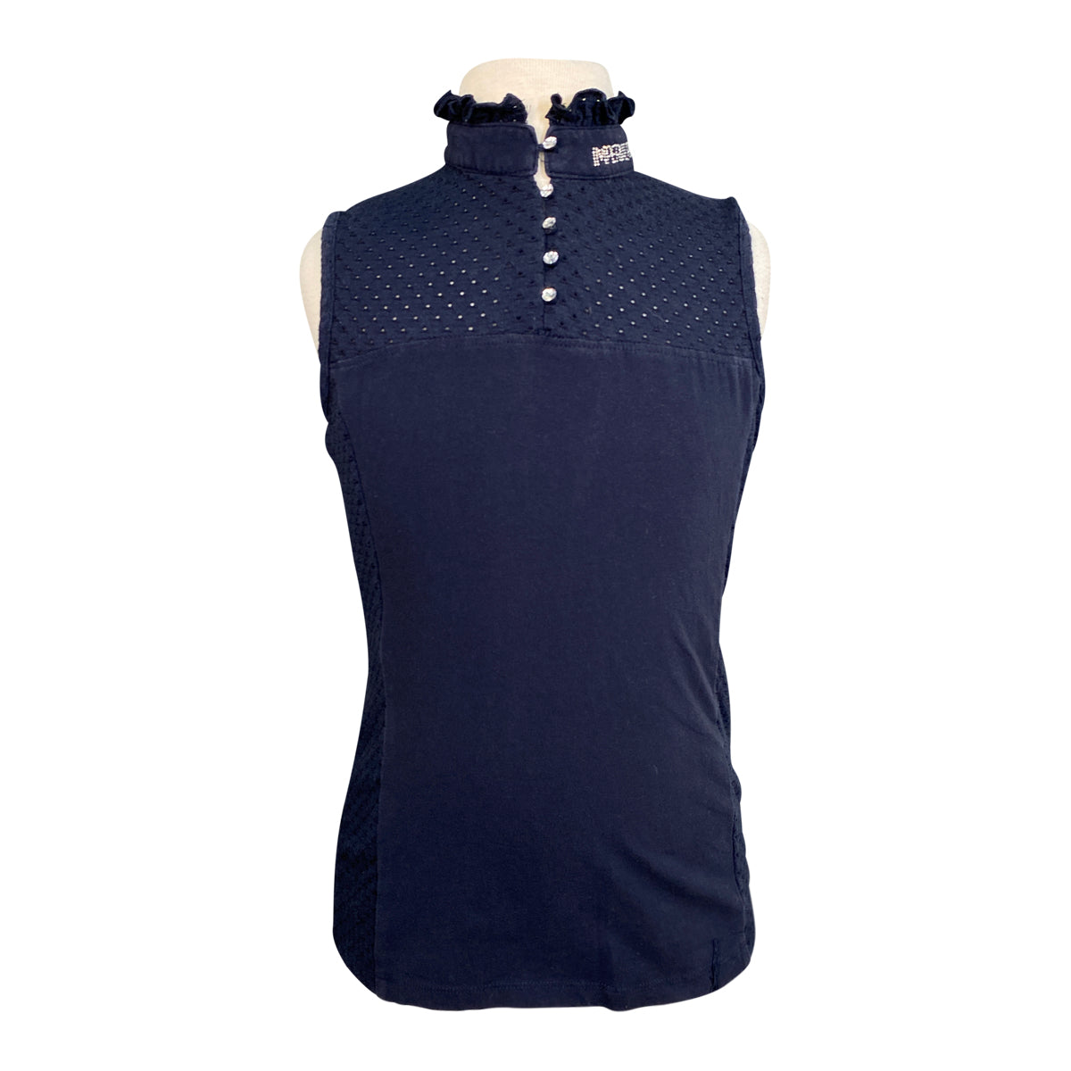 Imperial Riding Sleeveless Riding Top in Navy