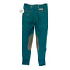 SmartPak 'Piper' Knee Patch Breeches in Teal/Tan - Children's 10