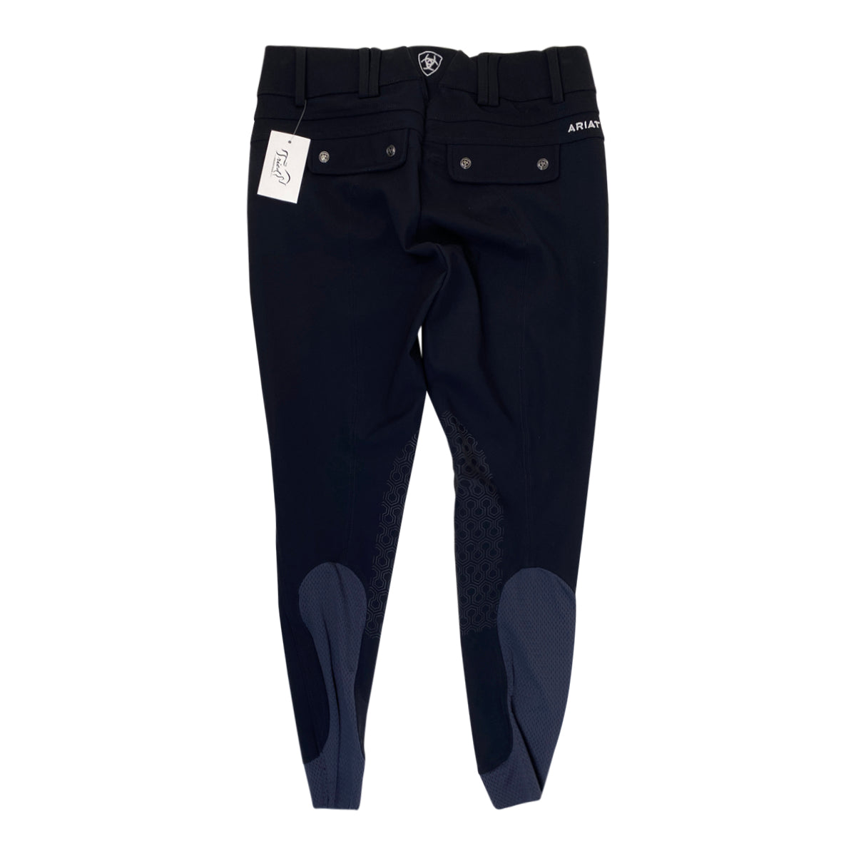 Ariat 'Tri Factor' Knee Patch Breeches in Black - Women's 26R