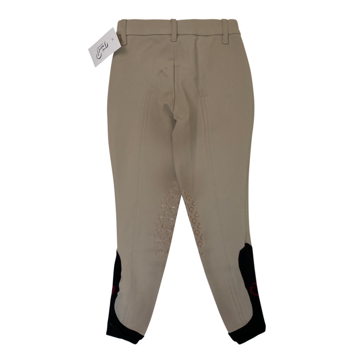 Cavalleria Toscana Kids Knee Patch Breeches in Tan