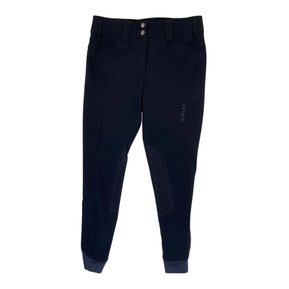 Ariat 'Tri Factor' Knee Patch Breeches in Black - Women's 26R