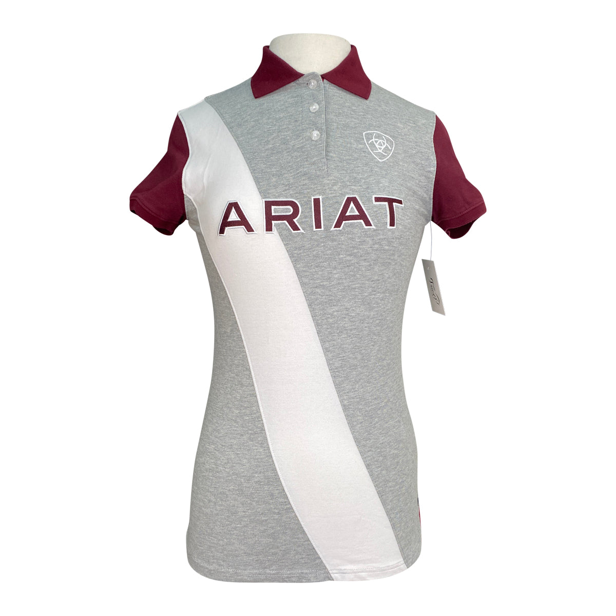 Ariat Taryn Polo in Red/Grey