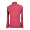 Animo 'Boston' Ribbed Quarter Zip in Dusty Rose