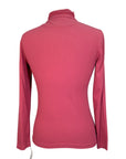 Animo 'Boston' Ribbed Quarter Zip in Dusty Rose