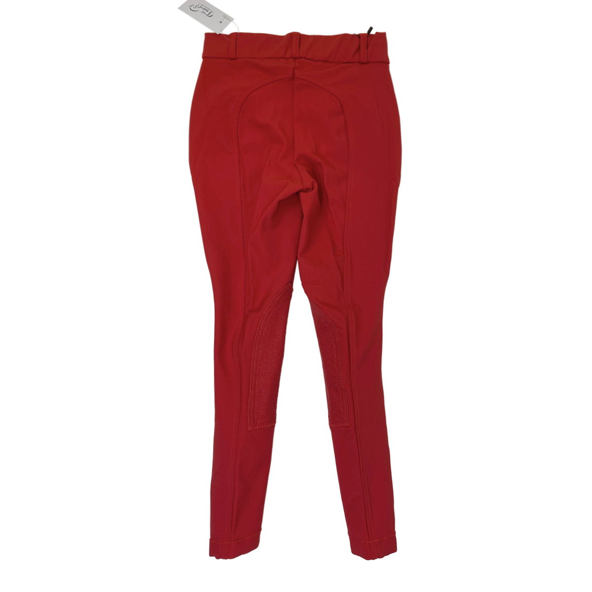 Dover Riding Sport Fleece Knee Patch Breeches  in Bright Red 