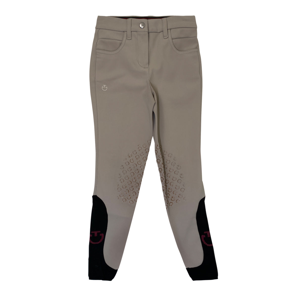 Cavalleria Toscana Kids Knee Patch Breeches in Tan