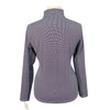 IBKUL Long Sleeve Shirt in Black/White Gingham - Women's Large
