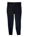 Front of Horze Grand Prix 'Thermo Softshell' Breeches in Black 