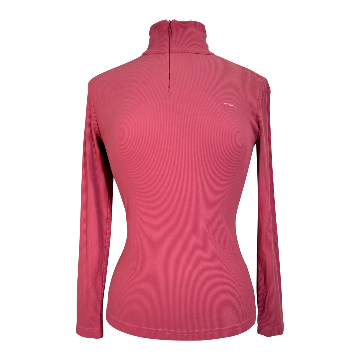 Animo 'Boston' Ribbed Quarter Zip in Dusty Rose