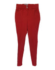 Dover Riding Sport Fleece Knee Patch Breeches  in Bright Red 