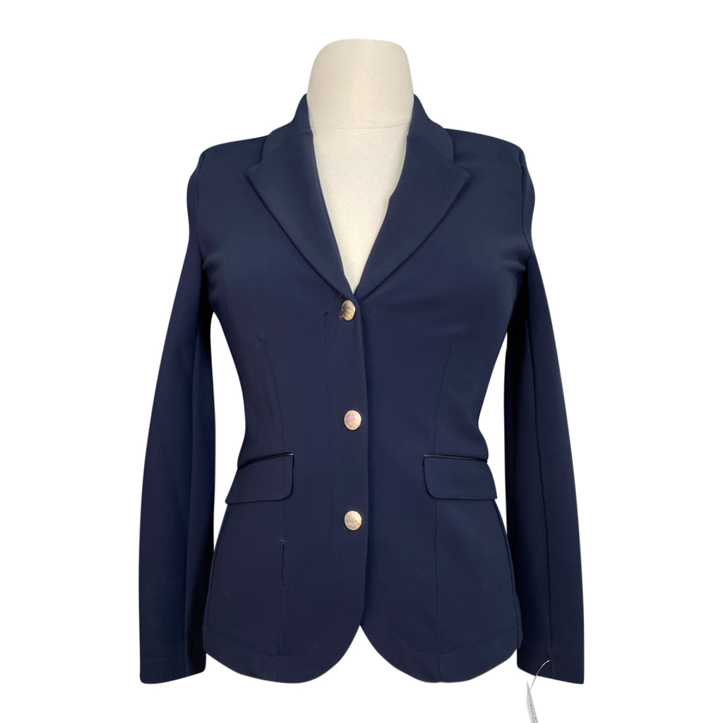 Front of Dada Sport 'Bianca' Competition Jacket in Navy - Women's FR 40 (US 10)